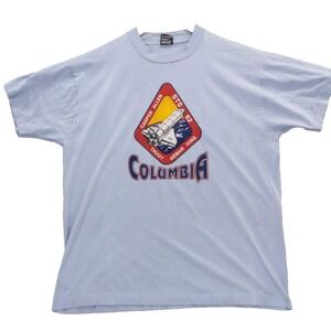 VTG 1994 NASA Columbia STS-62 Space Shuttle Single Stitch 50/50 T-Shirt Adult XL
